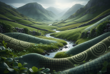 Load image into Gallery viewer, Green Irish Tweed