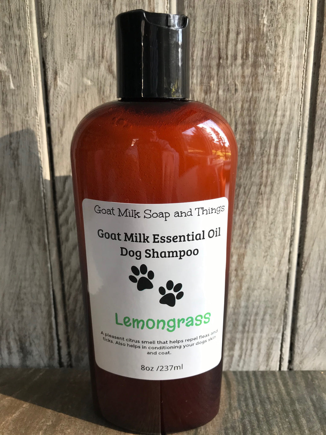 Goats Milk Dog Pet Shampoo With 100% Essential Oils 8oz Helps With Dog Dry Skin Itch