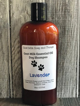 Load image into Gallery viewer, Goats Milk Dog Pet Shampoo With 100% Essential Oils 8oz Helps With Dog Dry Skin Itch